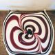 Vintage two tone  large fruit bowl