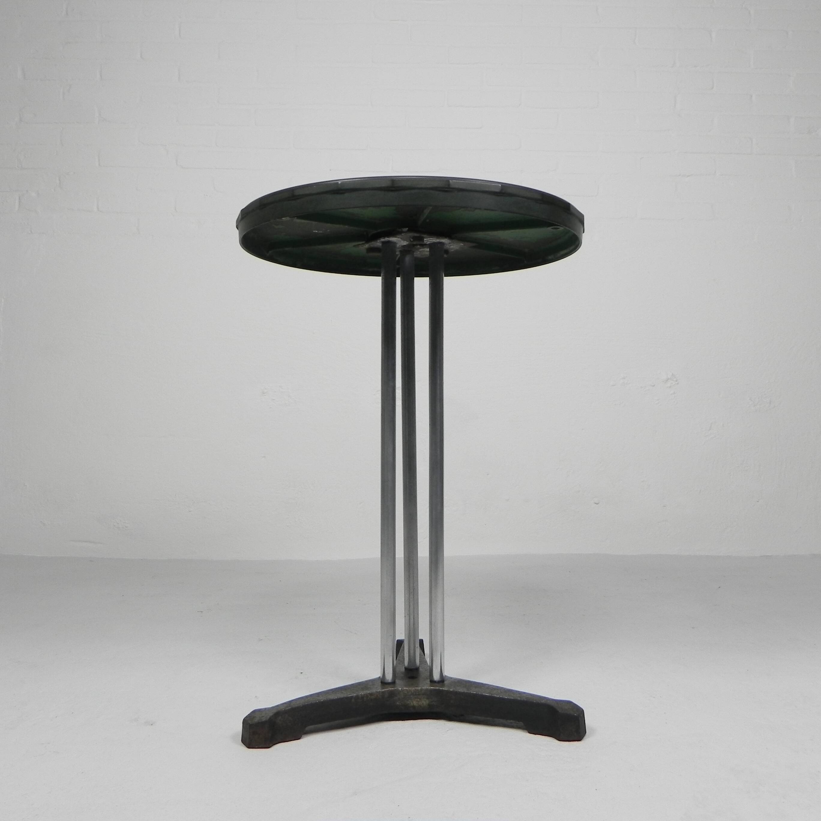 Art Deco bistro table with Bakelite top, 1930s