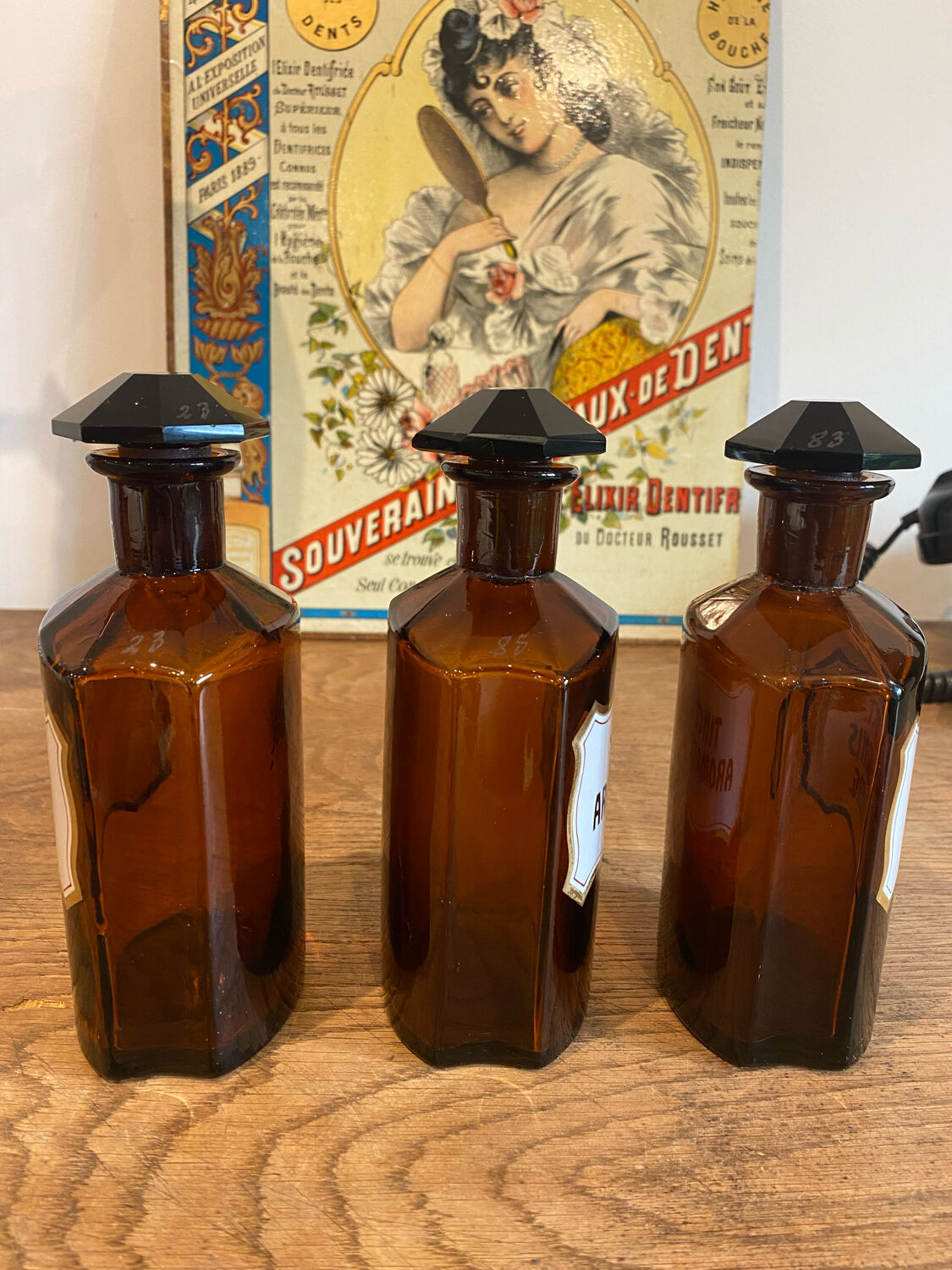 Apothecary bottles