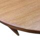 Table Harry Ostergaard ronde extensible teck 1960 estampillée