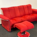 Ekornes Stressless Soul & Blues Suite – in Red Alcantara