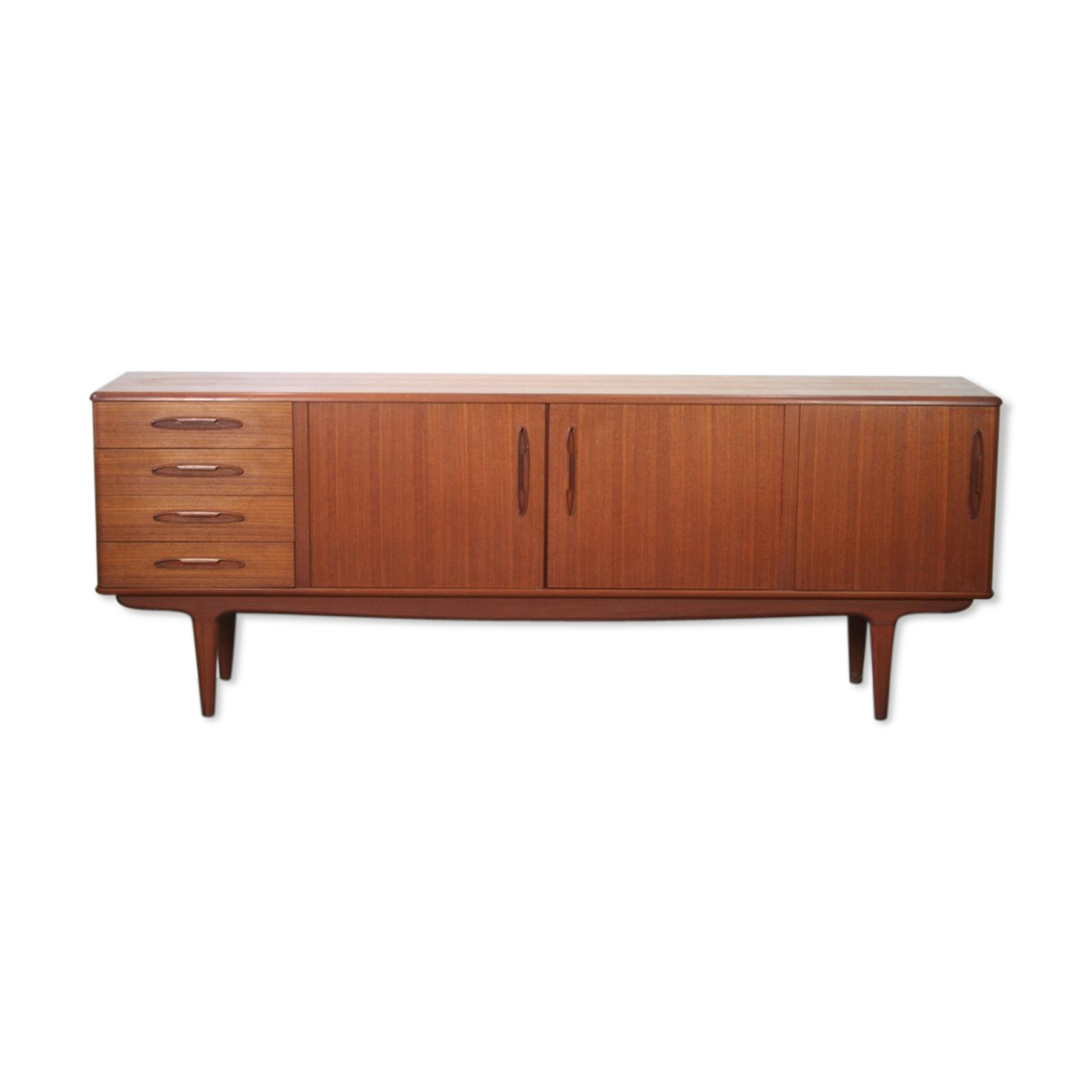 Scandinavian teak-type enfilade meuble nf109 1960