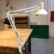Lampe d'architecte Ledu blanc cassé