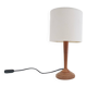 Vintage small bamboo table light, 1960's