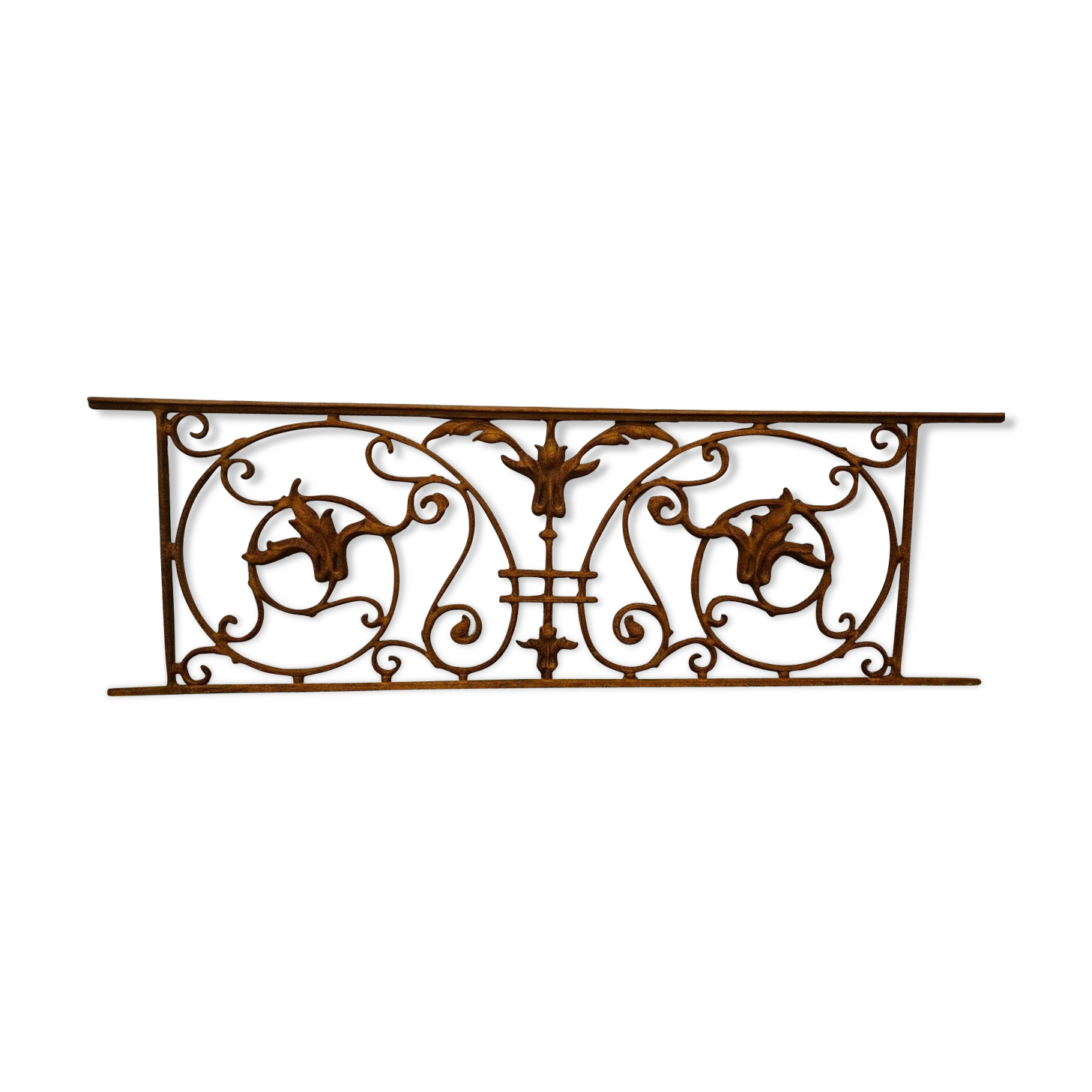Cast iron balcony box