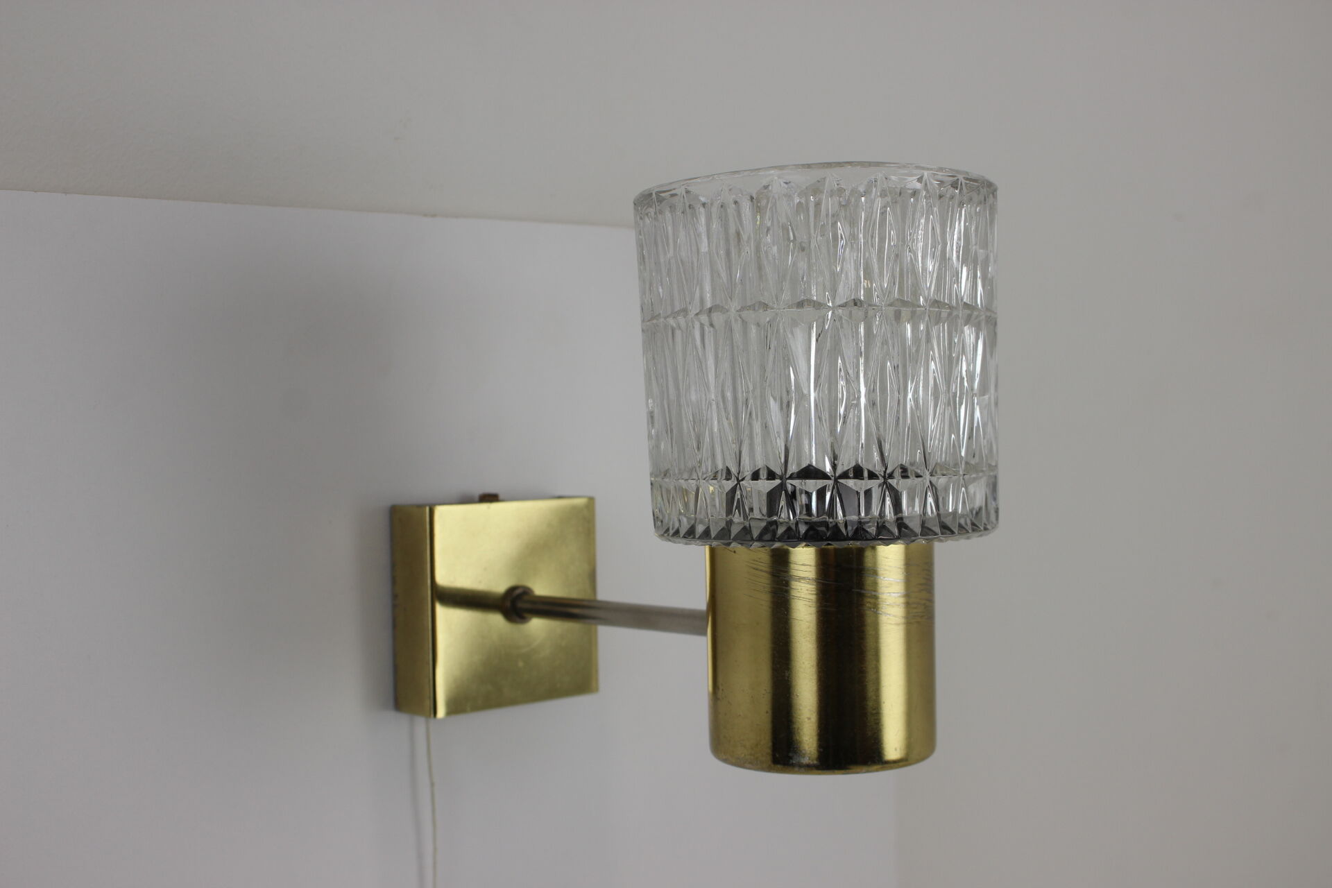 Wall Lamp by Kamenicky Senov, 1970s Czechoslovakia