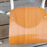 Duo of child school boy chairs