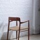 2x Niels Otto Møller Chair Model 56 in Teak, 1960s Denmark