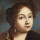 Female portrait in oil on canvas, Italy, 18th century