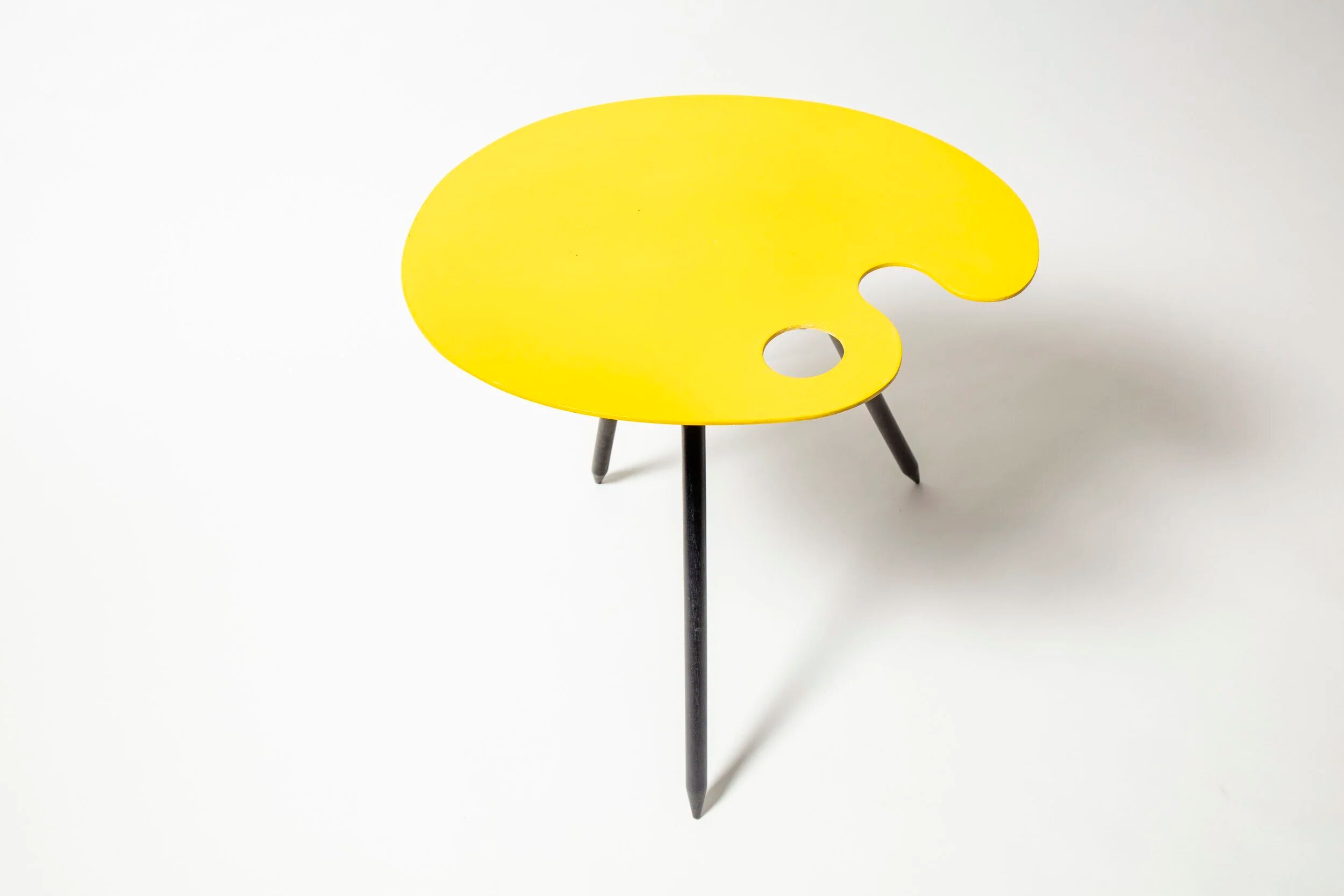 Side table designed by Lucien de Roeck in 1958 for the Brussels World Expo.