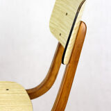 Vintage Formica and Wood Chairs from TON, 1960s, Set of 2