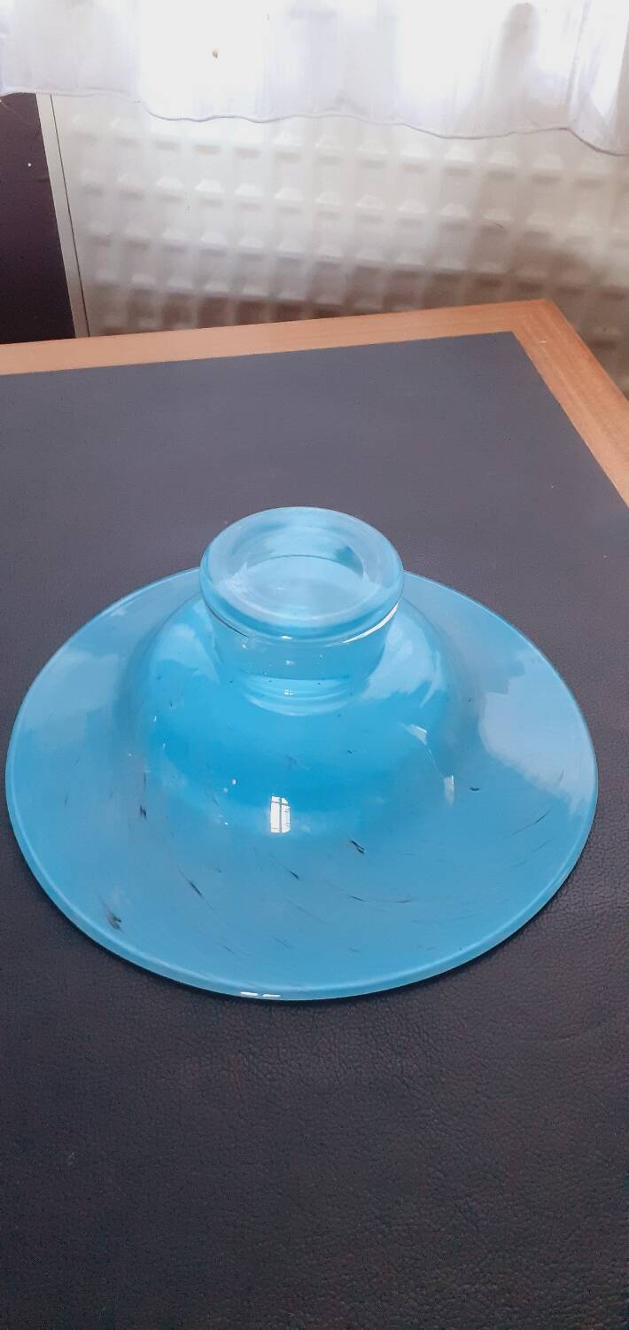 Blown glass paste cup from the 60s
