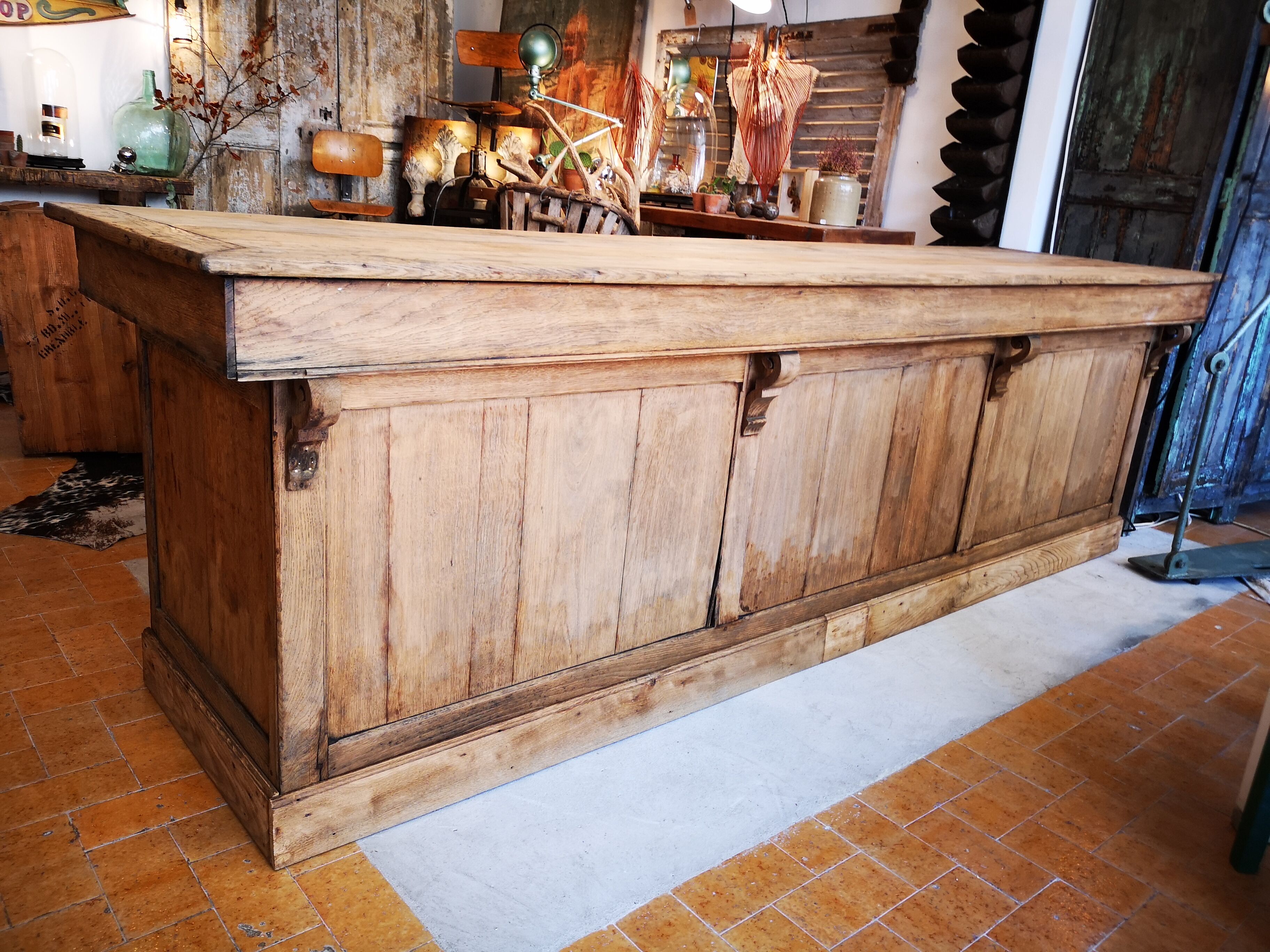 Old store counter