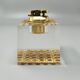 1970s Stunning Table Lighter in Vienna Straw By Geolel. Made in Italy