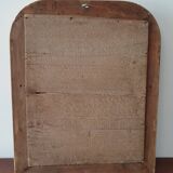 Old gilded mirror and old mercury glass - wall mirror with gold leaf