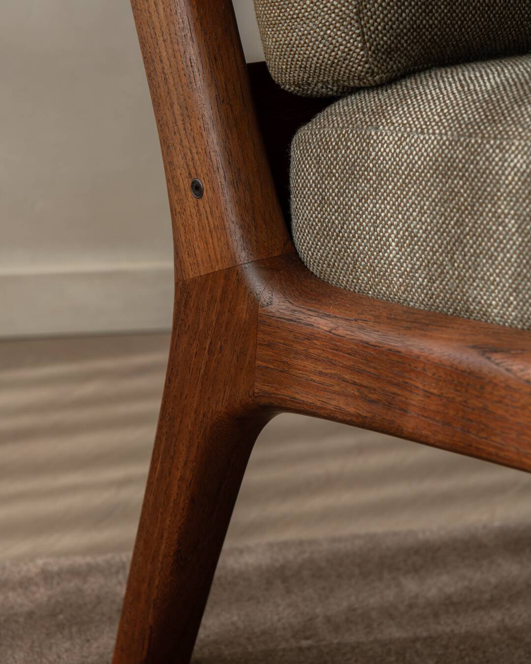 Vintage Senator Two-Seater Sofa by Ole Wanscher for Cado Danish Teak 1960s