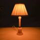 Bohemian chic natural stone table lamp, mid-century onyx table lamp.
