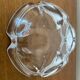 Pair of antique crystal ashtrays from Arques, France