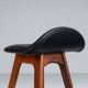 Erik Buch set of three “OD61” bar stools in rosewood Oddense Denmark 1965