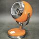 Goffredo Reggiani Orange Eyeball Space Age Table Lamp, Italy, 1970s