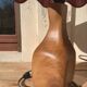 Pied de lampe design brutaliste Richard Lecompte