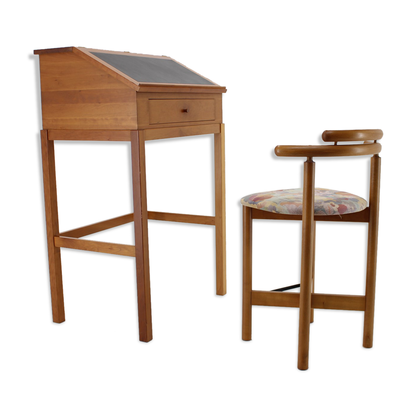 1980s Rud Thygesen and Johnny Sørensen Desk and Chair, Denmark