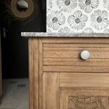 Buffet vintage Art Deco Isis with drawer and 2 doors.