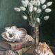 Painting, still life with shells, 70s