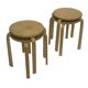 Set of 4 Ikea Frosta stools- vintage stools in Aalto for Artek style