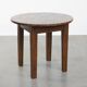 Table d'appoint anglaise ancienne de la fin du XIXe siècle en chêne