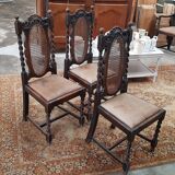 Massive channel and leather chair