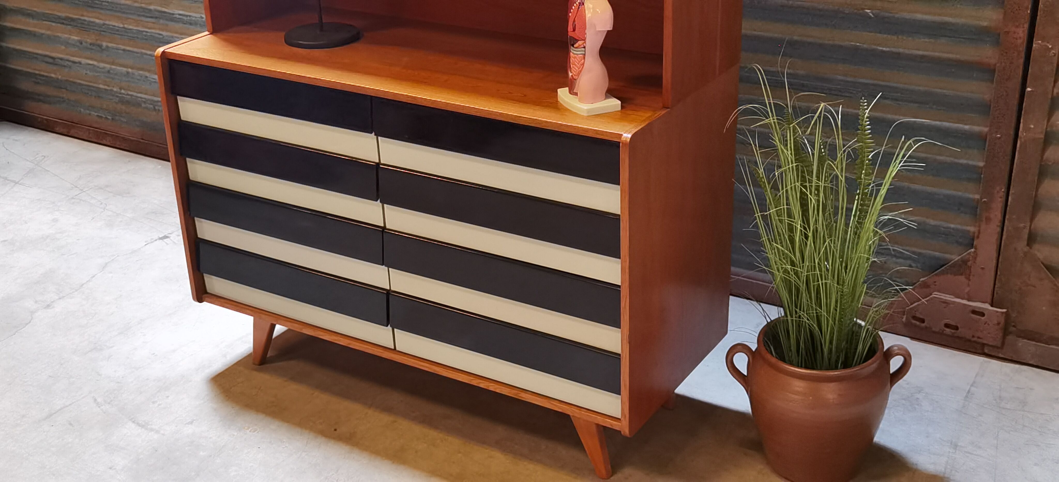 Library U 453 by Jiri Jiroutek for Interior Praha Foot Compass 1960