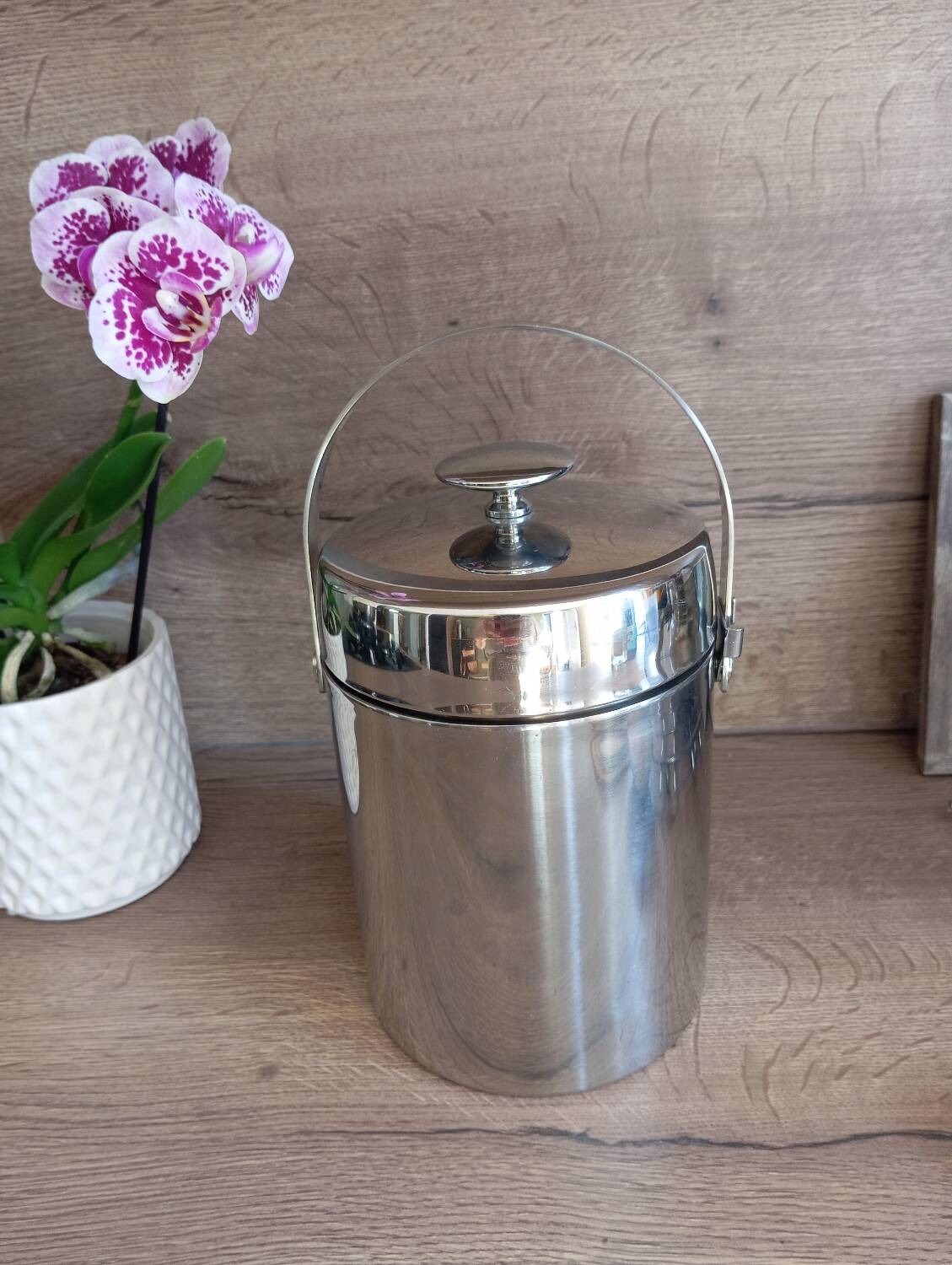 Stainless steel ice bucket, ice bucket England