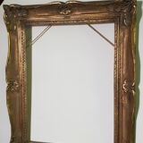 Golden carved frame