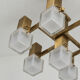 Cubic ceiling light by Gaetano Sciolari, Italy, 1970s.