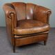 Fauteuil club en cuir de mouton
