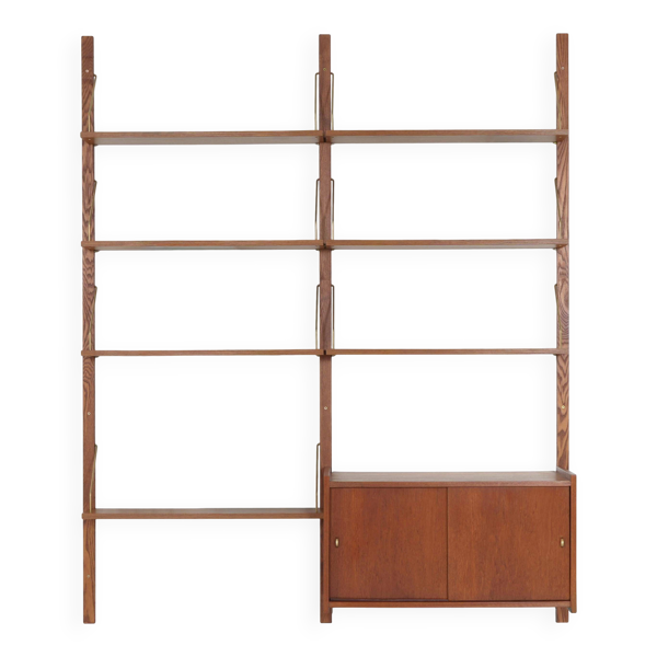 Étagère modulaire en teck, design danois, années 1960, fabriquée au Danemark
