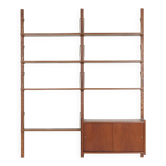 Teak modular shelving unit, Danish design, 1960s, made in Denmark