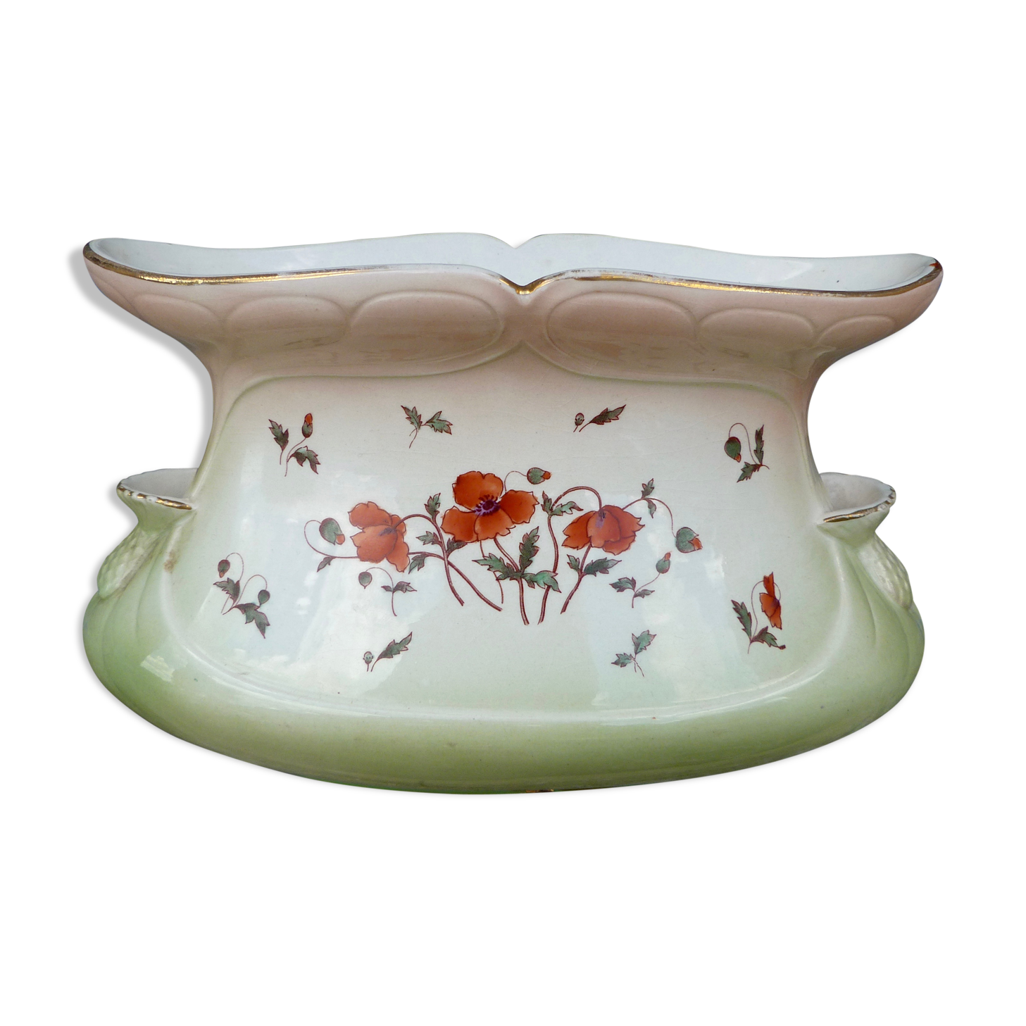 Former garden in dabbling pattern fives-Lille poppies