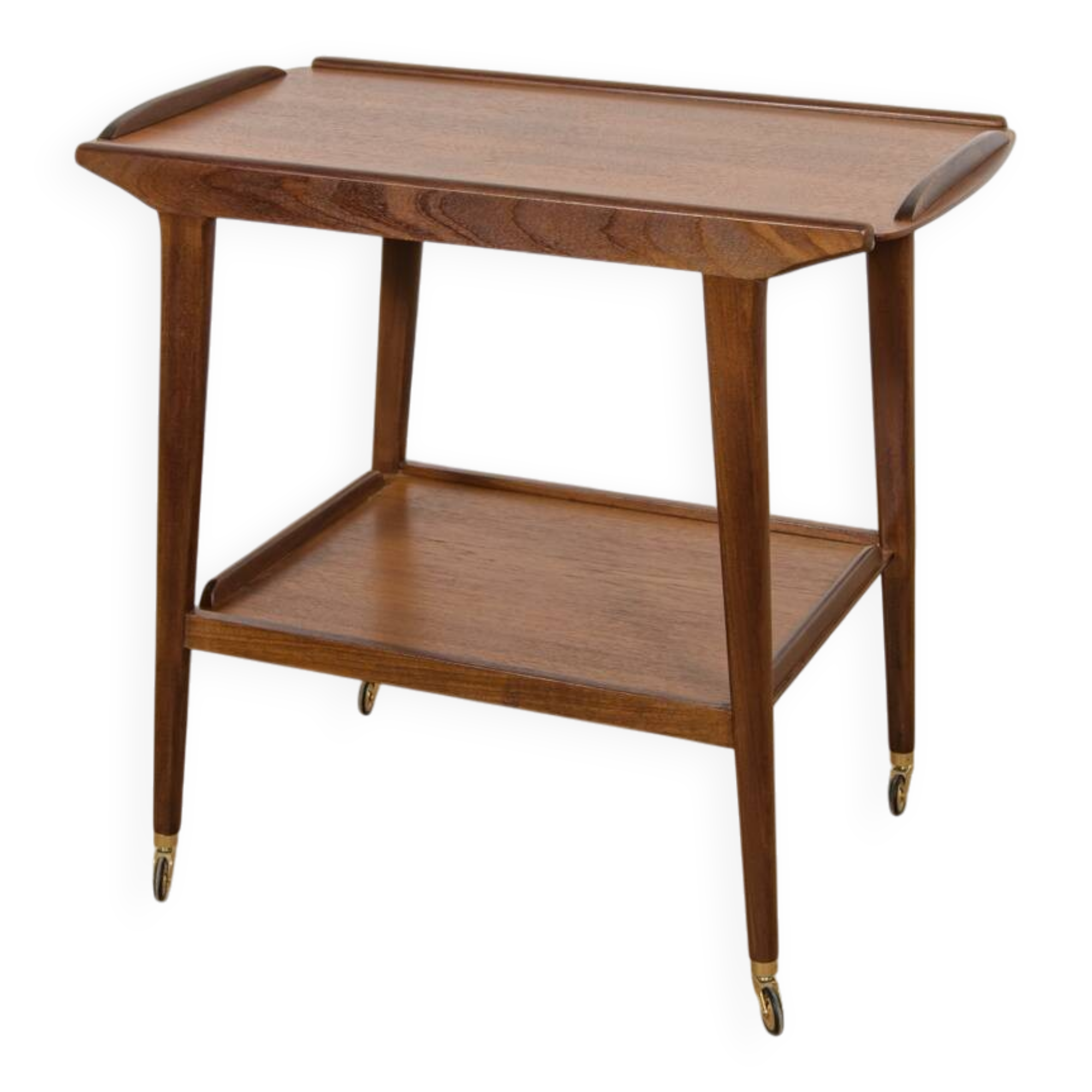 Mid Century Teak Serving Trolley, Denmark, 1960s