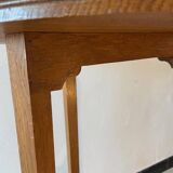 1920 pedestal table in solid oak