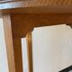 1920 pedestal table in solid oak