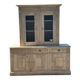 Raw oak dresser cabinet