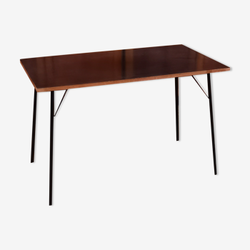 Table de salon formica noir  1970