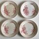 Set of 12 dinner plates of Sarreguemines land of iron décor Vega early 20th