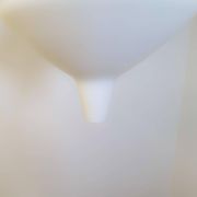 Large opaline pendant / modern brass mid-century ASEA Sweden, 1940s