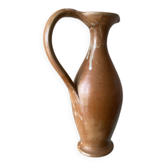 Vintage glazed stoneware pitcher