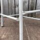 Vintage industrial stackable stool in wood and metal