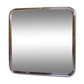 Miroir carré chromé 1970 - 61x61cm