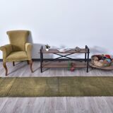 Dark Green Turkish Vintage Runner Rug 65x298Cm SK 241300